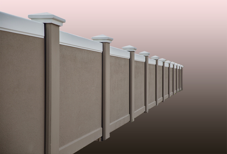 concrete boundary wall uae