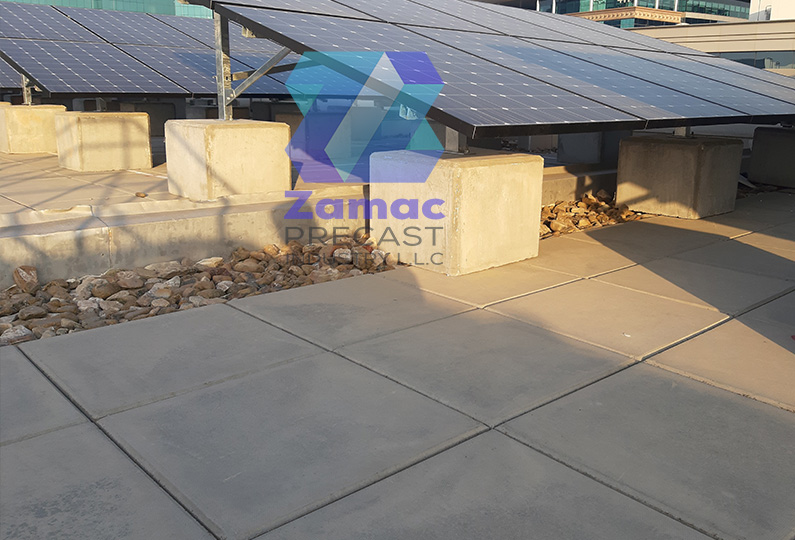 solar ballast concrete blocks in uae