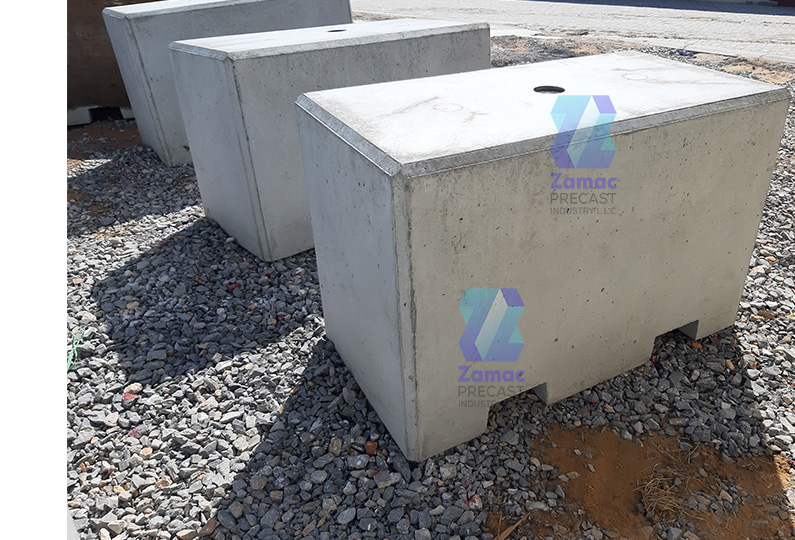 Precast concrete security blocks in uae